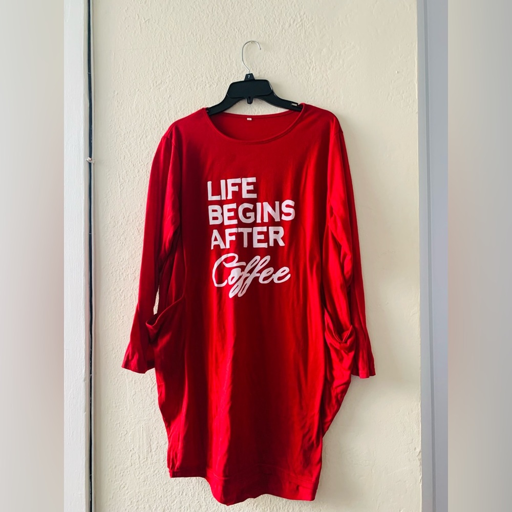 Red sleep dress 3xl